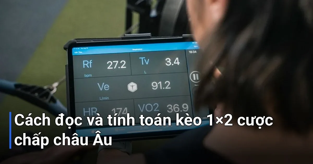 Bây giờ chúng ta sẽ đi vào phần thực hành quan trọng nhất - kèo 1×2 cược chấp châu Âu