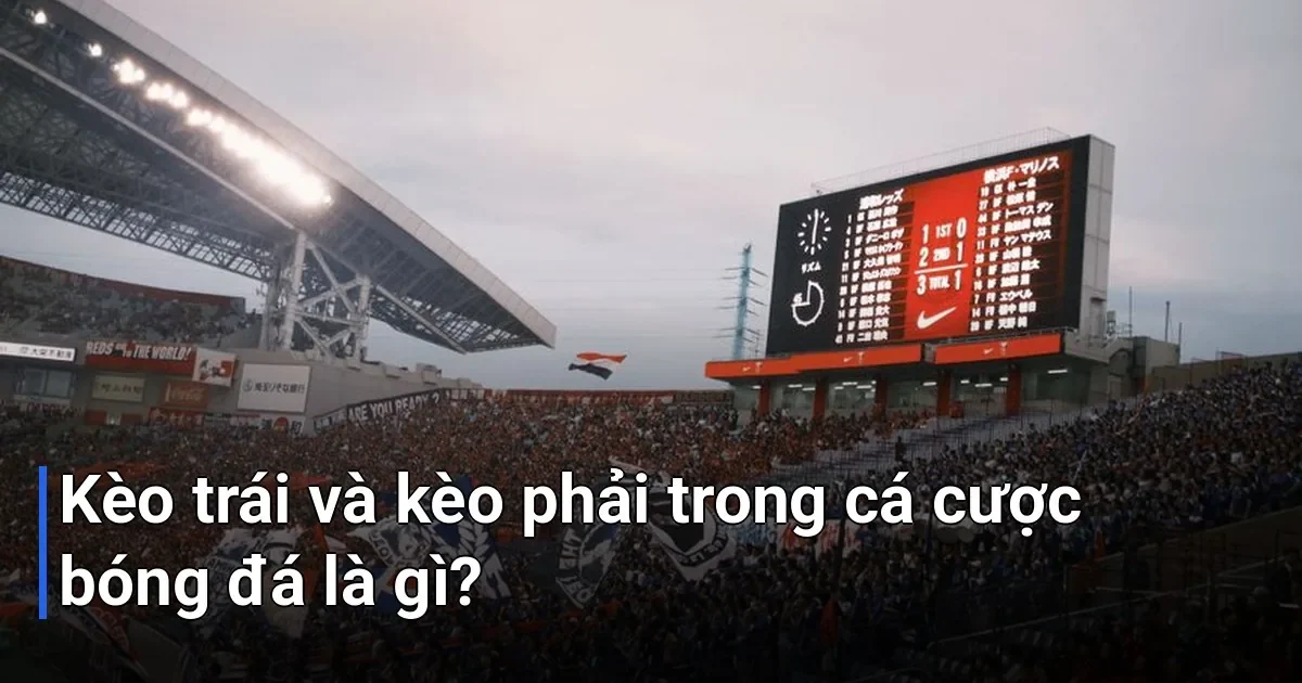 Kèo trái và kèo phải là hai thuật ngữ cơ bản nhất mà bạn cần nắm vững khi tham gia cá cược bóng đá - kèo trái và kèo phải