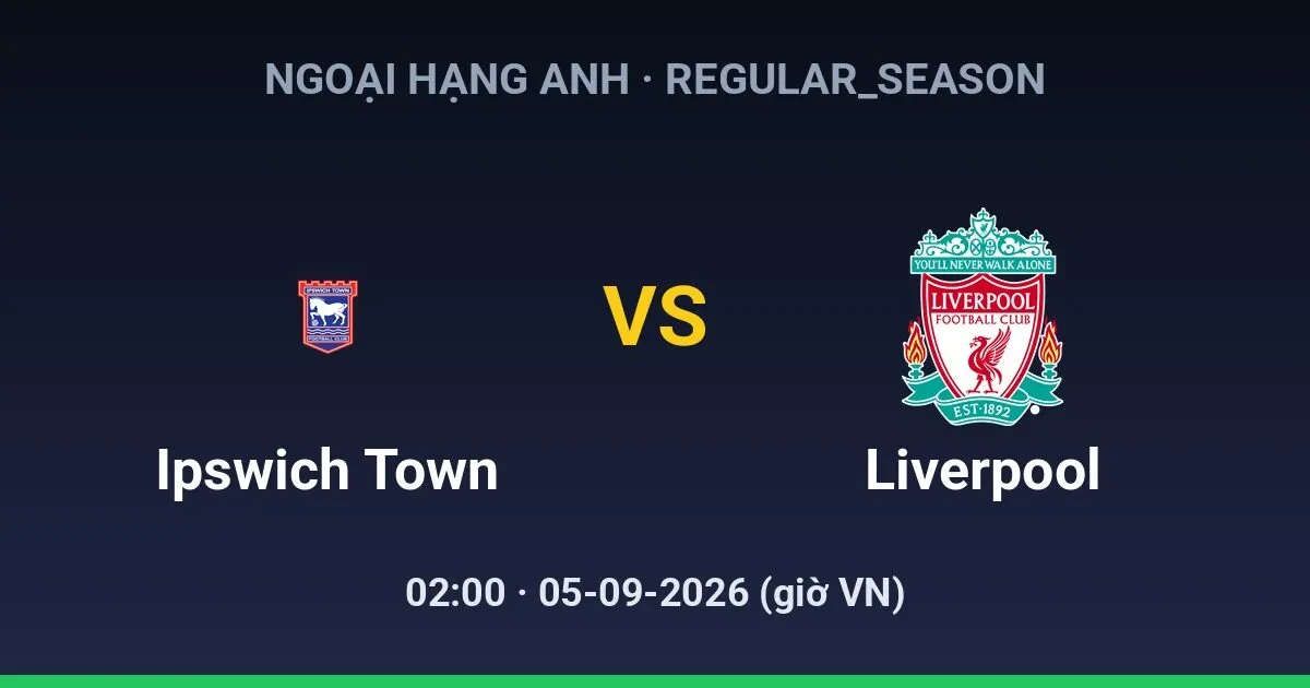Ipswich Town FC vs Liverpool FC