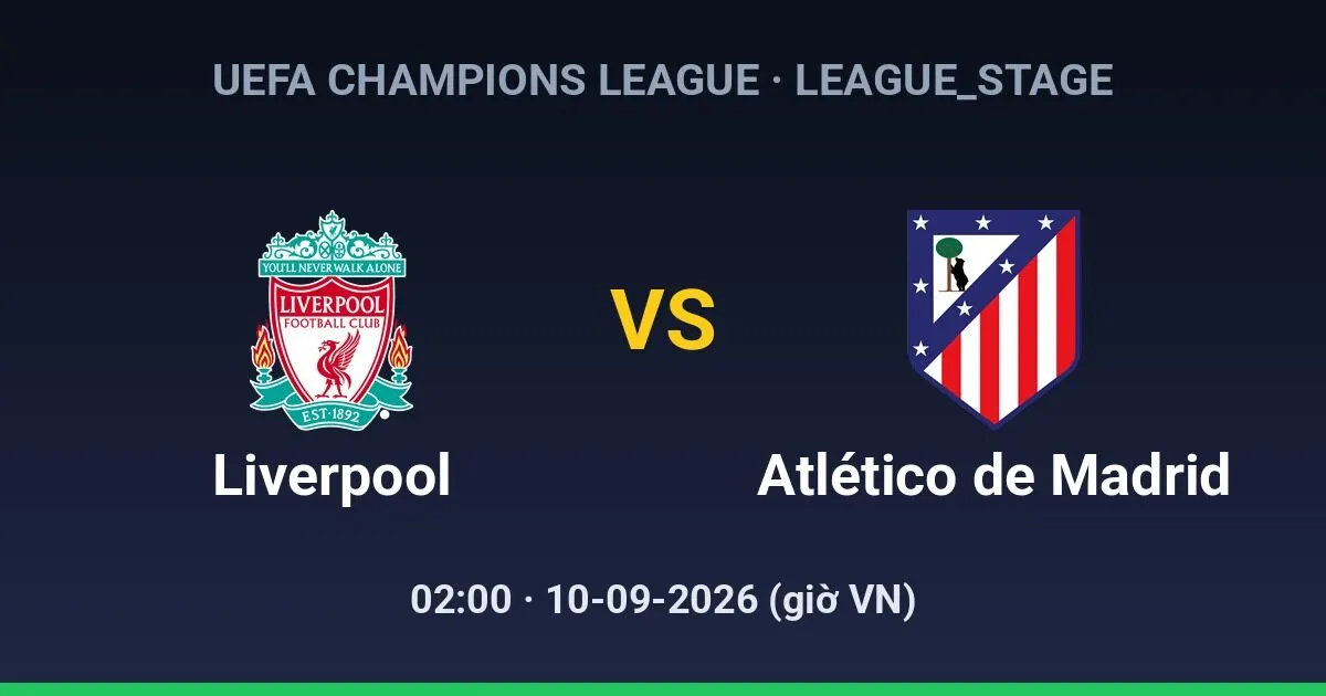 Liverpool FC vs Club Atlético de Madrid