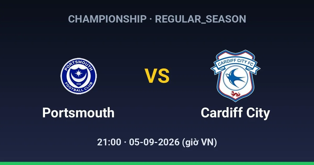 Portsmouth FC vs Cardiff City FC