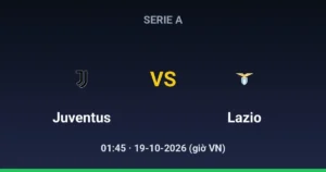 Juventus vs Lazio