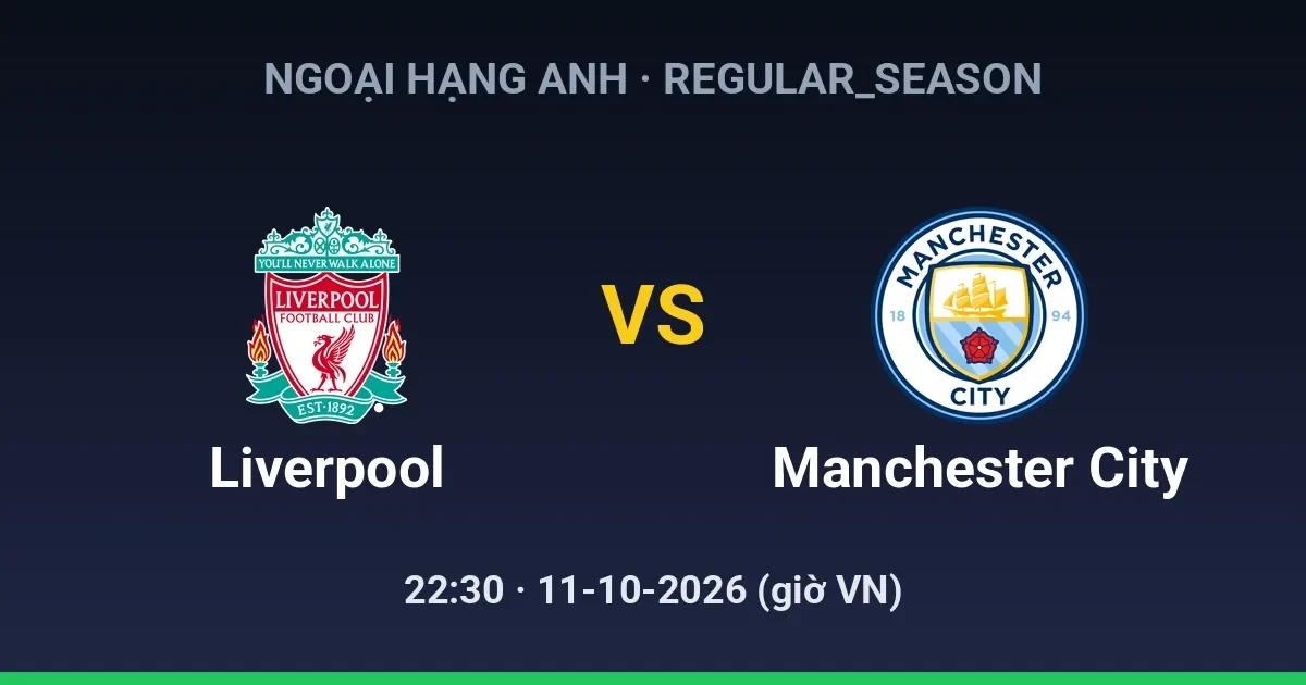 Liverpool FC vs Manchester City FC